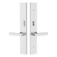Emtek Emtek 1L1R23 Multi Point Lock Trim (Large Multi Point Entry Set) - Brass Plates, Modern Rectangular Style (2.5" x 17.5"), Non-Keyed American Style Thumbturn Inside EMTEK-1L1R23