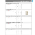Emtek Emtek 1L1R53 Multi Point Lock Trim (Large Multi Point Entry Set) - Brass Plates, Modern Rectangular Style (2.9" x 17.5"), Non-Keyed American Style Thumbturn Inside EMTEK-1L1R53