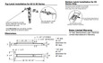 Detex Detex 6202DNV/6302DNV Advantex 62/63 Series Concealed Vertical Rod Device, Dummy Lever Trim DTX-6202DNV/6302DNV