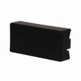 Eaton E30KB115 E30 pushbutton E30, Button, 30.5 mm, Square Multifunction Watertight/Oiltight, Used with Pushbutton, square multifunction, Type B, Extended, Black actuator, LOW, 3/16 inch high letter size