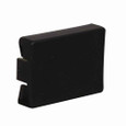 Eaton E30KC150 E30 pushbutton operator button, E30 series, Square Multifunction Pushbutton Operator Button, Type A, Short, Black actuator, Legend: Blank legend, 3/16 In high