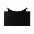 Eaton E30KM4 E30 pushbutton legend plate, E30 series, Square Multifunction Legend Plate, Black, Legend: Blank legend, Large, square