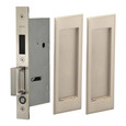 Omnia Omnia 7037/PD Pair Dummy Pocket Door Lock with Traditional Rectangular Trim featuring Mortise Edge Pull OMN-7037/PD