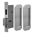 Omnia Omnia 7039/PD Pair Dummy Pocket Door Lock with Traditional Rectangular Trim featuring Mortise Edge Pull OMN-7039/PD