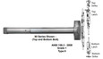 Detex Detex 8002CV/8102CV Advantex 80/81 Series Concealed Vertical Rod Device, Dummy Pull Trim DTX-8002CV/8102CV