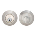 Omnia Omnia D9000 Modern Single Cylinder Auxiliary Deadbolt, Satin Stainless Steel OMN-D9000-A