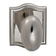 Omnia Omnia 434 Passage Interior Traditional Egg-shaped Knob Latchsets, Solid Brass, 3" Projection, 2-1/2" Knob Height OMN-434/PA