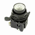 Eaton E34RB120H9X E34 pushbutton, Green, Corrosion Resistant Assembled Indicating Lights, Standard actuator, Incandescent, Resistor, NEMA 3, 3R, 3S, 4, 4X, 12, 13, Bayonet base, Amber, Plastic, 120 Vac/dc