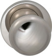 Interior Traditional Knob Latchset with Modern Round Rose