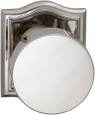 Interior Modern Knob Latchset with Arched Rose