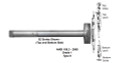 Detex Detex 8201DV/8301DV Advantex 82/83 Series Concealed Vertical Rod Device, Blank Escutcheon DTX-8201DV/8301DV