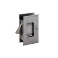 Emtek 2107 Modern Rectangular Pocket Door Lock 2-1/2" x 4-1/2" Passage - Satin Nickel (US15) finish