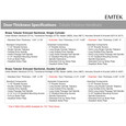 Emtek Emtek 4214 Hercules Smooth Sectional Single Cylinder Entrance Handleset - Brass Tubular EMTEK-4214