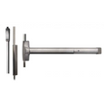 Detex Advantex 27 Series High Security Surface Vertical Rod Exit Device with Key Retracts Latch Cylinder Trim