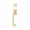 Emtek Emtek 4224 Hercules Smooth Sectional Double Cylinder Entrance Handleset - Brass Tubular EMTEK-4224