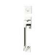 Emtek Emtek 4224 Hercules Smooth Sectional Double Cylinder Entrance Handleset - Brass Tubular EMTEK-4224