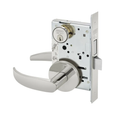Sargent 8200 Series - (8227) Closet or Storeroom Function Rose Trim, Heavy Duty Single Cylinder with Deadbolt Mortise Lock, Grade 1
