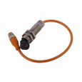 Eaton E57RBL18A2EB1 E57 Premium+ Series Tubular Inductive Proximity Sensor, 0.71 dia, Right Angle, Sensor distance: 8 mm, 250 mA max AC, 2 - Wire AC, NC, 250 mA at 250Vac, 3 Pin Mini Connector, 20-250 Vac input, < 3% accuracy, None, Un-shielded