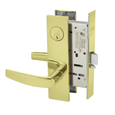 Sargent 8200 Series - (8237) Classroom Lock Function Escutcheon Trim, Heavy Duty Single Cylinder Mortise Lock, Grade 1