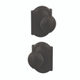Schlage Residential FC172 - Andover Knob Non Turning Double Dummy Pair