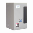 Eaton ECN0501BHA-A29 Freedom NEMA motor control starter, 220V/50 Hz-240V/60 Hz, NEMA 1, Non-combination non-reversing starter, NEMA size 0, HAND/OFF/AUTO selector switch, Side-mounted, 1NO-1NC