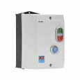 Eaton ECX09C5ASA-I XT IEC electronic motor starter, 120 V, NEMA 4X, Non-combination, 9 A, ON/OFF selector switch, 4-6 FLA, Non-reversing