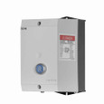 Eaton ECX09F5ATA XT IEC electronic motor starter, 120 V, NEMA 4X, Non-combination, 18 A, ON/OFF selector switch, RUN pilot light, Red, Non-reversing