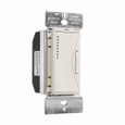 Eaton RF9642-ZDS Z-Wave plus accessory dimmer, 7-step LED light level display, Flush, 120V, Wire lead, Push pad, Maintained, Desert sand, LED, INC, CFL, ELV, MLV, FLR, Halogen, Single-pole, Three-way, Single-phase, Multi-location, Polycarbonate