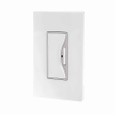 Eaton RF9575AW Z-Wave RF controller, Flush mounting, Z-Wave, Battery operated switch, 15A, Alpine white, Aspire, 60 Hz, 120V, Thermoplastic