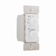 Eaton RDC15-W combination dimmer and fan speed control, Power failure memory, with preset, 4-Speed, #16 AWG, 1.5A, 120V, Wire lead, Maintained closure, White, 60 Hz, Incandescent, halogen, 0° to 40°C, Single-pole, Polycarbonate, 300W