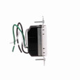 Eaton RF9642-ZDW Z-Wave plus accessory dimmer, 7-step LED light level display, Flush, 120V, Wire lead, Push pad, Maintained, White, LED, INC, CFL, ELV, MLV, FLR, Halogen, Single-pole, Three-way, Single-phase, Multi-location, Polycarbonate