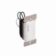 Eaton RF9642-ZDW Z-Wave plus accessory dimmer, 7-step LED light level display, Flush, 120V, Wire lead, Push pad, Maintained, White, LED, INC, CFL, ELV, MLV, FLR, Halogen, Single-pole, Three-way, Single-phase, Multi-location, Polycarbonate