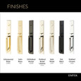 Emtek Emtek 4206 Hercules Smooth Full Length Dummy Set Entrance Handleset - Brass Tubular EMTEK-4206