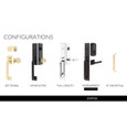 Emtek Emtek EMP4215 Hercules Smooth Monolithic Single Cylinder Entrance Handleset - Brass Tubular - EMPowered Upgrade EMTEK-EMP4215