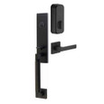 Emtek Emtek EMP4218 Hercules Knurled Monolithic Single Cylinder Entrance Handleset - Brass Tubular - EMPowered Upgrade EMTEK-EMP4218