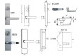 Detex Detex V4008BN/08D2W Series - Key Locks/Unlocks Lever Trim, Value Series Rim Exit Device DTX-V4008BN/08D2W Detex Detex V4008BN/08D2W Series - Key Locks/Unlocks Lever Trim, Value Series Rim Exit Device DTX-V4008BN/08D2W