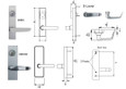 Detex Detex V4014BN/14D2W Series - Lever Always Active, Value Series Rim Exit Device DTX-V4014BN/14D2W