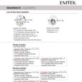 Emtek Emtek EMP8455 Low Profile Deadbolt - Classic Brass - Single Cylinder - EMPowered Upgrade EMTEK-EMP8455