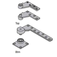 Ives 7244 Heavy-Duty Offset Pivot Set 400lb Capacity Fire Rated Stainless Steel