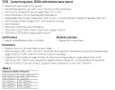 Ives 7253 Center Hung Pivot Set – specification sheet showing load rating, door size recommendations, adjustment range, certifications, dimensions, and mortar clearance table