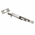 Cal-Royal Cal-Royal MB85R - 6" Brass Security Bolt, Round End, 1" Throw CAL-MB85R