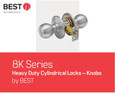 BEST 8K Series - Institutional Function (W) Double Cylinder Grade 1 Heavy Duty Knob Lock, SFIC Less Core