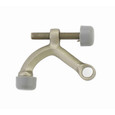 Emtek 2241 Hinge Pivot Stop in Satin Brass (US4), angled view