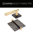 Emtek Select Knurled Hinge Tips (4 tips per set)