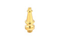 Emtek Decorative Hinge Tips for Solid Brass Hinges - Steeple Tip Set (4 Tips Per Set)