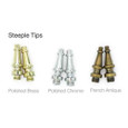 Emtek Emtek Decorative Hinge Tips for Solid Brass Hinges - Steeple Tip Set (4 Tips Per Set) EMTEK-HINGE-TIPS-STEEPLE