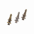 Emtek Emtek Decorative Hinge Tips for Solid Brass Hinges - Steeple Tip Set (4 Tips Per Set) EMTEK-HINGE-TIPS-STEEPLE