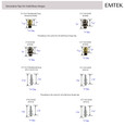 Emtek Emtek Decorative Hinge Tips for Solid Brass Hinges - Steeple Tip Set (4 Tips Per Set) EMTEK-HINGE-TIPS-STEEPLE