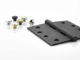 Emtek Emtek Decorative Hinge Tips for Solid Brass Hinges - Button Tip Set (4 Tips Per Set) EMTEK-HINGE-TIPS-BUTTON