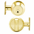 Medeco 11C61 M3 Maxum Commercial Single Cylinder Deadbolt - 6-Pinned, DL Keyway, Classroom Function